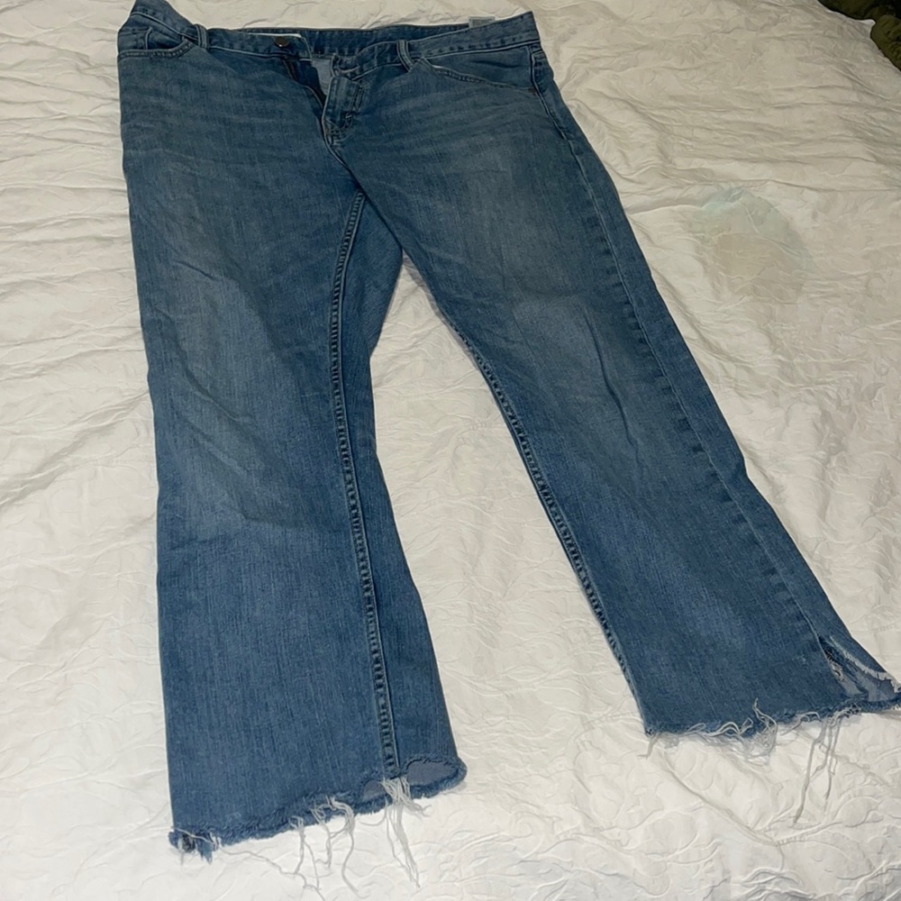Banana Republic Men’s Frayed Jeans